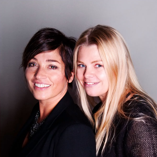 Portraitfoto der Geschäftsführerinnen Anne-Sophie Briest und Antje Michaelis